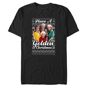 Big & Tall The Golden Girls Have A Golden Christmas Graphic Tee