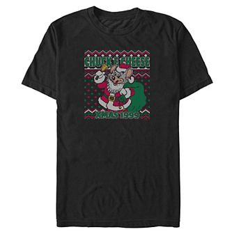 Big & Tall Chuck E. Cheese Christmas 1999 Graphic Tee