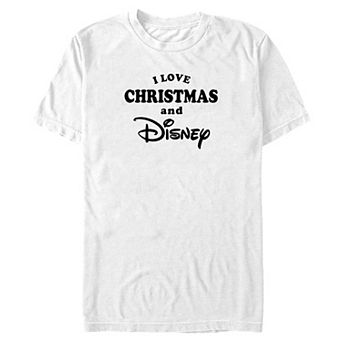 Big & Tall Disney's I Love Christmas Graphic Tee