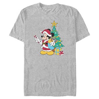 Big & Tall Disney's Mickey Mouse Candy Canes Boot Graphic Tee