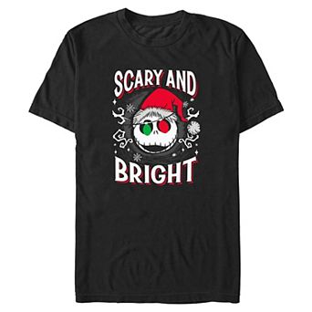 Big & Tall Disney's Jack Skellington Scary And Bright Graphic Tee