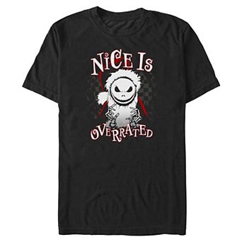 Big & Tall Disney's Jack Skellington Nice Is Overrated Graphic Tee