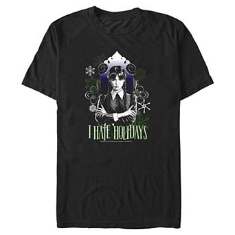 Big & Tall Wednesday I Hate Holidays Graphic Tee