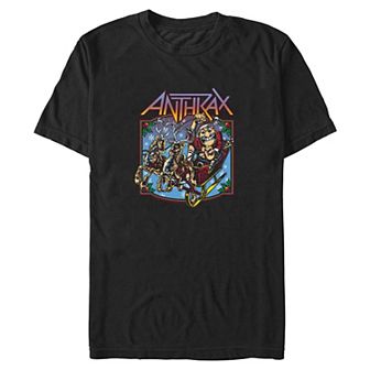 Big & Tall Anthrax Santa Is Coming Graphic Tee