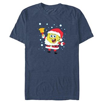 Big & Tall Nickelodeon SpongeBob SquarePants Santa Costume Graphic Tee