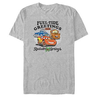 Big & Tall Disney / Pixar's Cars Fuel-Tide Greetings Short Sleeve Graphic Tee