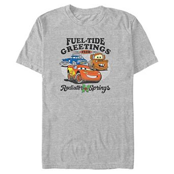 Big & Tall Disney / Pixar's Cars Fuel-Tide Greetings Short Sleeve Graphic Tee