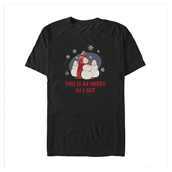 Big & Tall Star Wars Tee This Is As Merry As I Get Graphic Tee