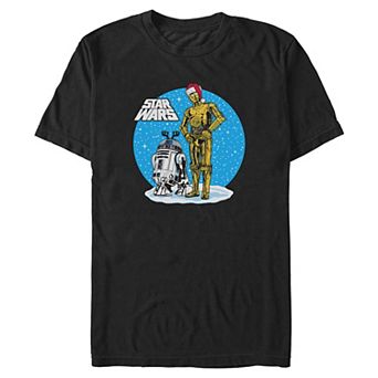 Big & Tall Star Wars Christmas Buddies Graphic Tee
