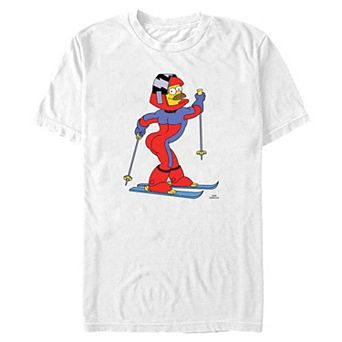 Big & Tall The Simpsons Ned Flanders Ski Suit Graphic Tee