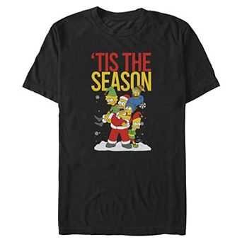 Big & Tall The Simpsons 'Tis The Season Graphic Tee