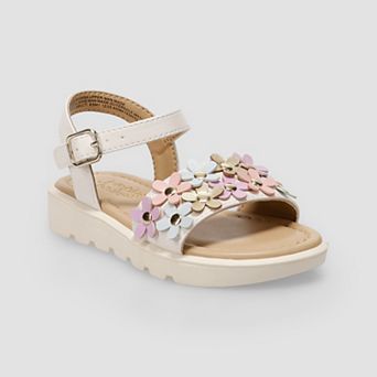 Jumping Beans® Toddler & Little Kid Girls 3D Flower Sandal