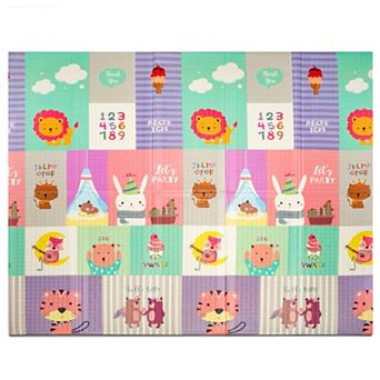 Sorbus Foldable Play Mats with Travel Bag - for Babies, Toddlers, and Kids Playtime & Tummy Time