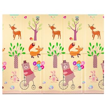 Sorbus Foldable Play Mats with Travel Bag - for Babies, Toddlers, and Kids Playtime & Tummy Time