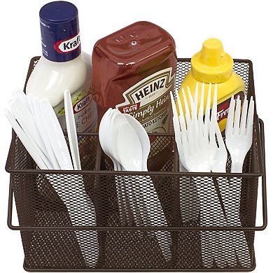 Sorbus Mesh Utensil Caddy - Organize & Serve in Style! Perfect for Kitchen, Parties, and More