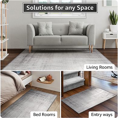 Sorbus 2 ft x 3 ft Entry Mat Rug for Entryway, Machine Washable, Non-Slip, Vintage Rug