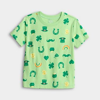 Baby & Toddler Jumping Beans® Short Sleeve Clover Graphic Tee