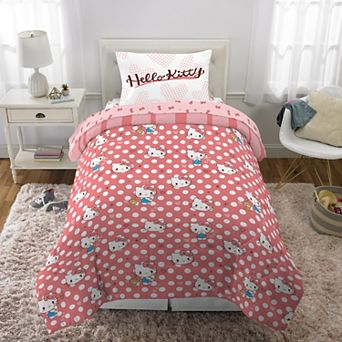 Hello Kitty Loving Blush Twin/Full Comforter