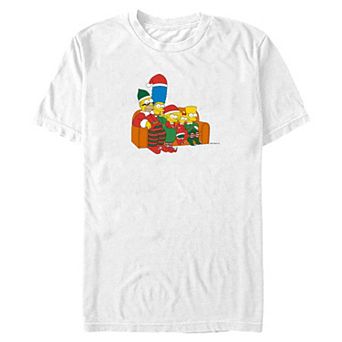 Big & Tall The Simpsons Christmas Graphic Tee