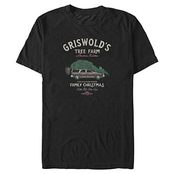 Big & Tall Griswold's Tree Farm Poster Graphic Tee