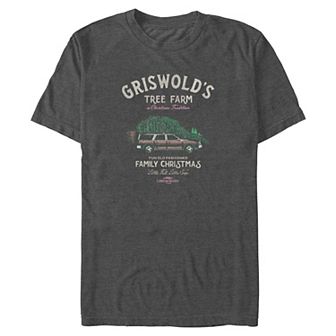 Big & Tall Griswold's Tree Farm Poster Graphic Tee