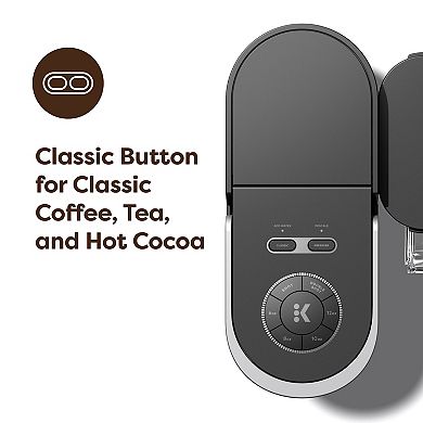 Keurig® K-Crema Single Serve Coffee Maker with 4 Cup & 2 Shot Sizes
