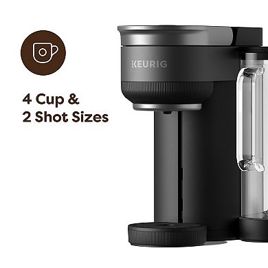 Keurig® K-Crema Single Serve Coffee Maker with 4 Cup & 2 Shot Sizes