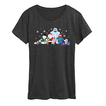 Women's Rudolph The Red-Nosed Reindeer Group Graphic Tee