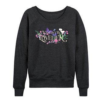 Women's Wicked For Good Glinda I Couldn't Be Lovelier French Terry Long Sleeve Tee