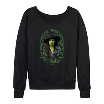 Women's Wicked For Good Elphaba Frame French Terry Long Sleeve Tee