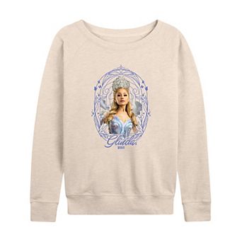 Women's Wicked For Good Glinda Frame French Terry Long Sleeve Tee