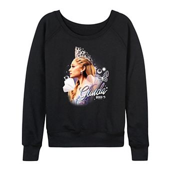 Women's Wicked For Good Glinda French Terry Long Sleeve Tee