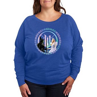 Plus Size Wicked For Good Because I Knew You French Terry Long Sleeve Tee