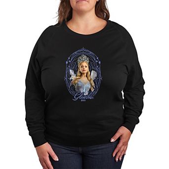 Plus Size Wicked For Good Glinda Frame French Terry Long Sleeve Tee