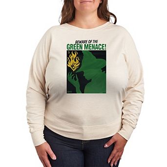 Plus Size Wicked For Good French Terry Long Sleeve Tee