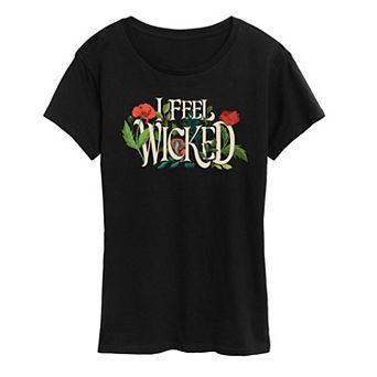 Women's Wicked For Good Elphaba I Feel Wicked Graphic Tee