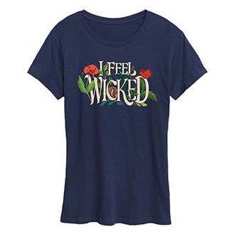 Women's Wicked For Good Elphaba I Feel Wicked Graphic Tee