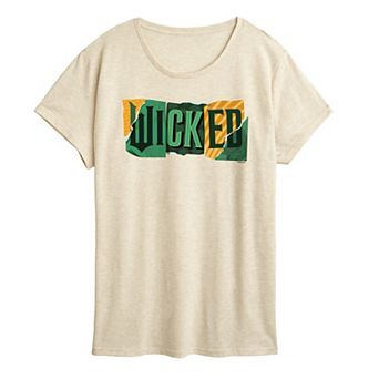 Women's Wicked For Good Logo Ripped Graphic Tee