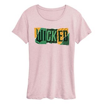 Women's Wicked For Good Logo Ripped Graphic Tee