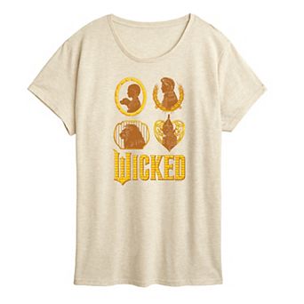 Women's Wicked For Good Oz Group Grid Graphic Tee