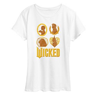Women's Wicked For Good Oz Group Grid Graphic Tee