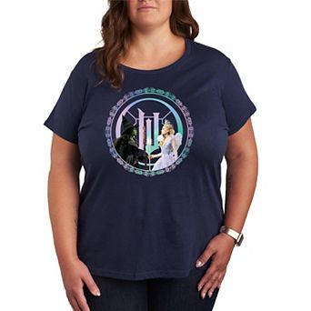 Plus Size Wicked For Good Elphaba & Glinda Graphic Tee