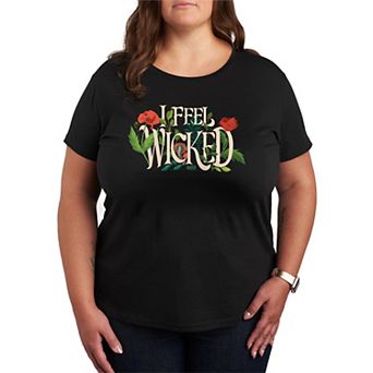 Plus Size Wicked For Good Elphaba I Feel Wicked Graphic Tee