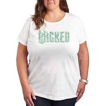 Plus Size Wicked For Good Logo Tree Branch Graphic Tee