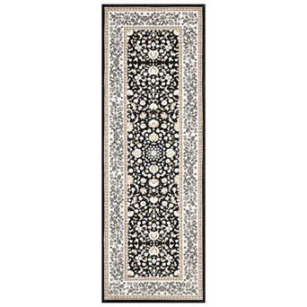Vintage Washable Runner Runner Washable Non-Slip Low-Plie Laundry Room Rug Distressed Carpet
