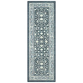 Vintage Washable Runner Runner Washable Non-Slip Low-Plie Laundry Room Rug Distressed Carpet