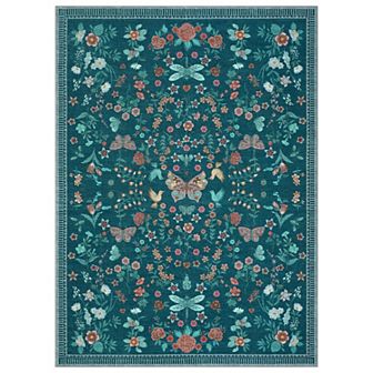 Washable Non Slip Indoor Area Rugs Foldable for Living Room Bedroom Mirror Flowers Flying Shadows