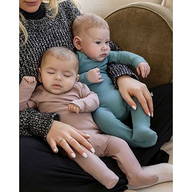 Baby and Toddler "Sweet Dreams" Cotton Rich Fleece Hidden Zipper Footie