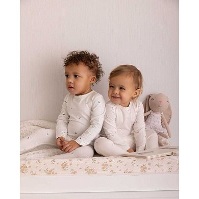 Baby "Berry Sweet" Modal Blend Tonal Plaid Footie