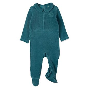 Baby and Toddler Boys "MiniMoi Sport" Cotton Rich Corduroy Footie